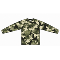 Green camo waffle long sleeve